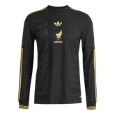 Authentisches Mexiko-Fußballtrikot mit langen Ärmeln, drittes Auswärtstrikot 2025 – Gold Cup